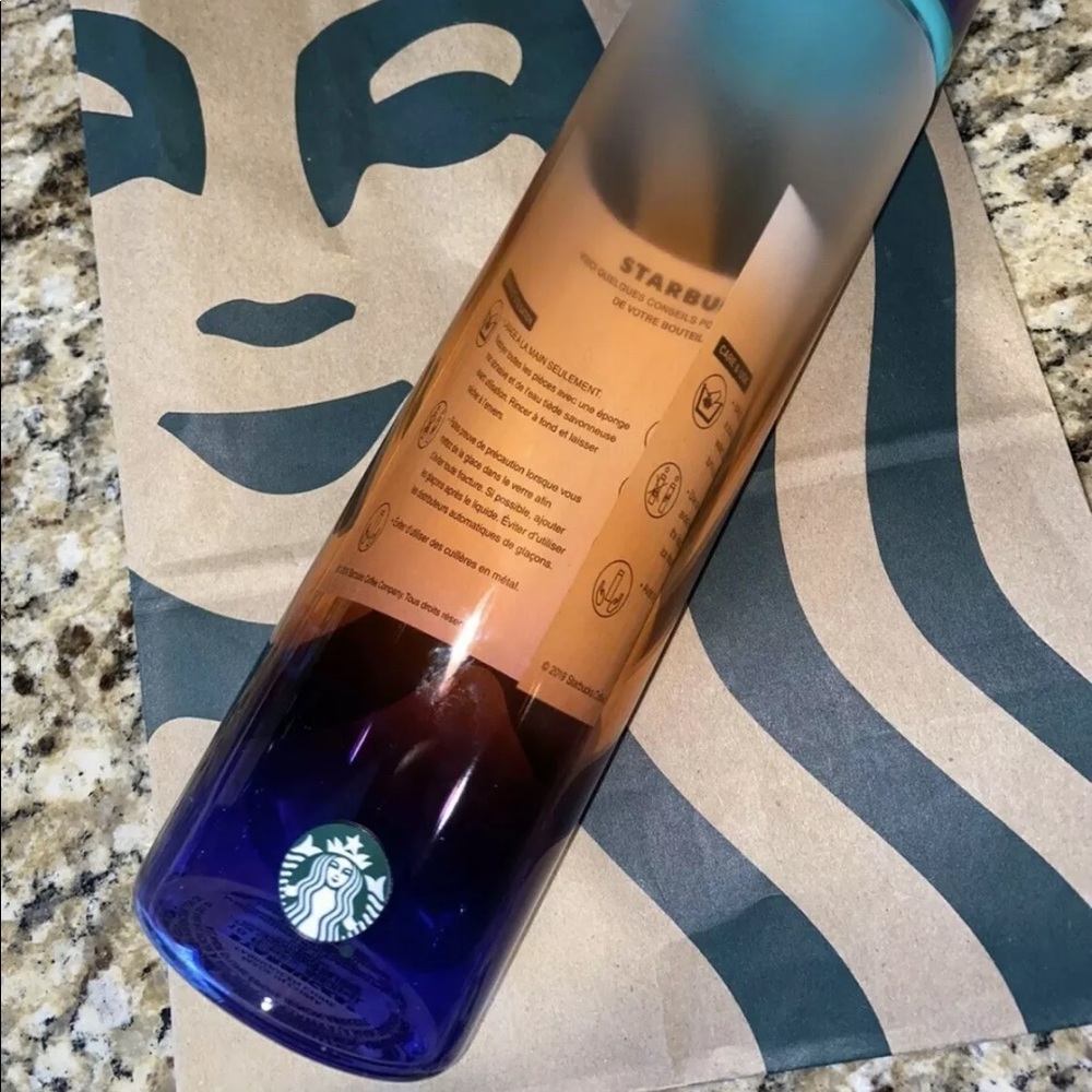Starbucks glass bottle